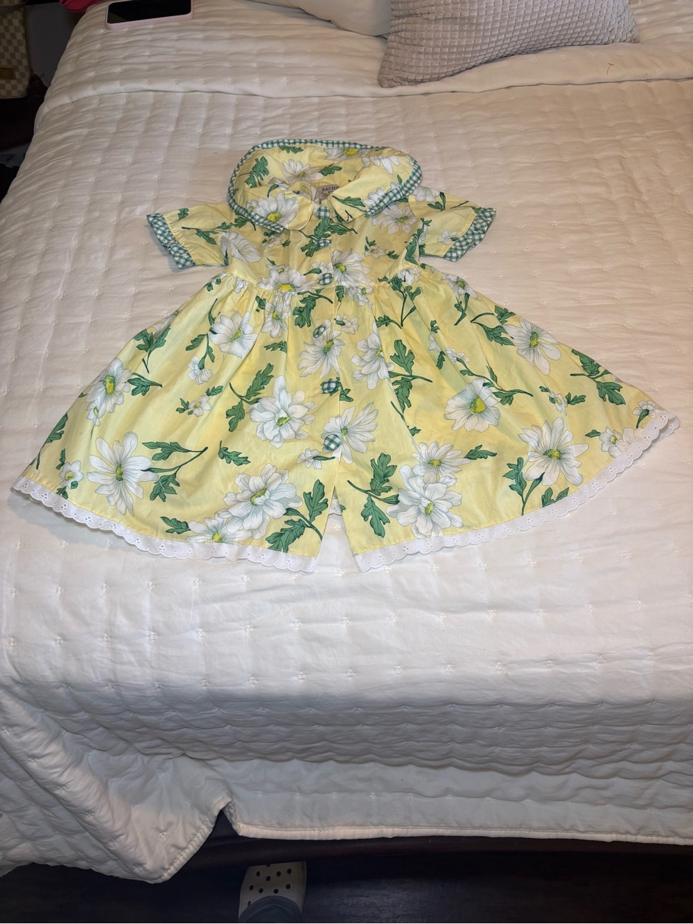 Rachel's Kids Little Girls Yellow Floral Dress Size 5
Easter Spring Party Dress